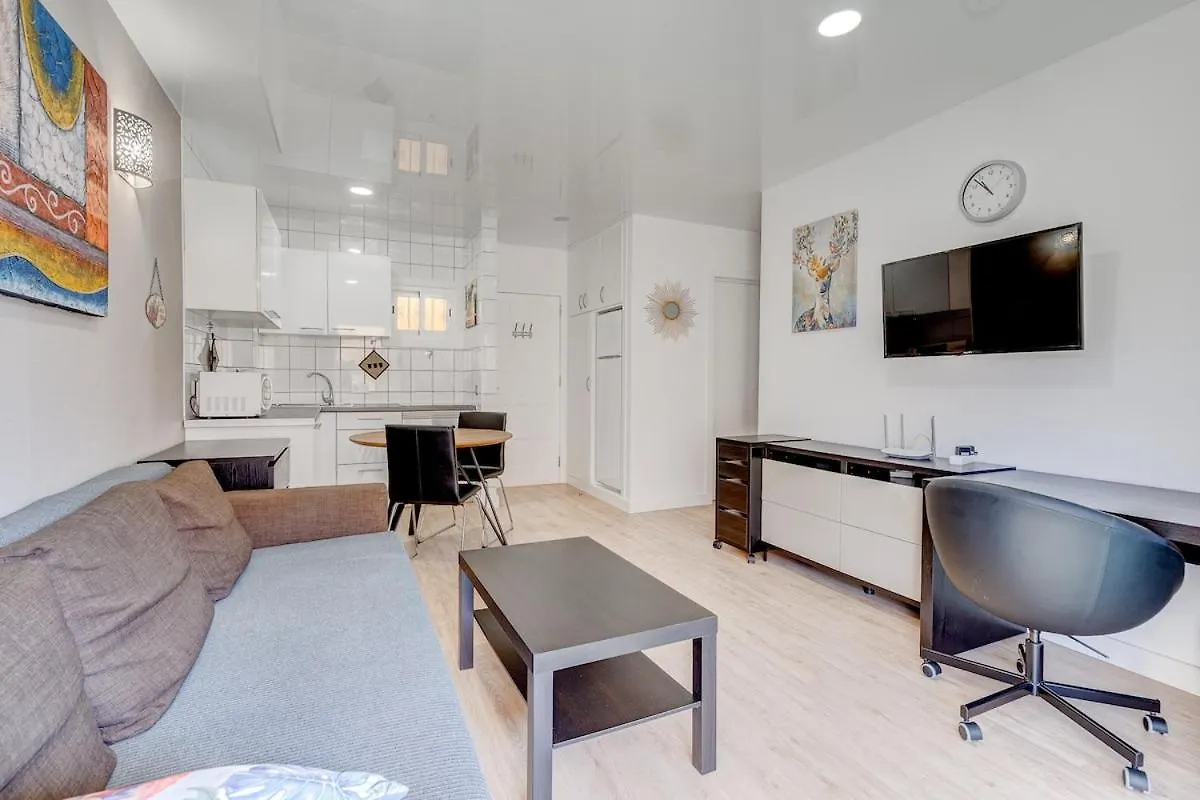 Modern Sunny Apartment 100M From The Beach Los Cristianos  Spain